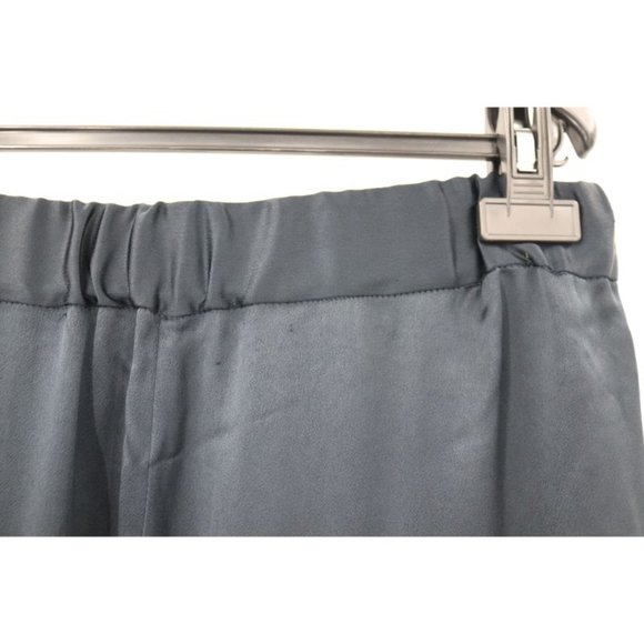 Joie‎ Women's M Baduna Pull On Elastic Waistband Straight Leg Pants Midnight - Picture 8 of 14